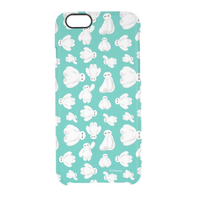 Baymax Green Classic Pattern Uncommon iPhone Case (Back)