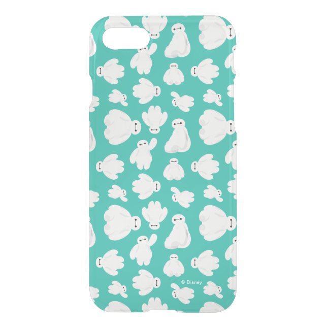 Baymax Green Classic Pattern Uncommon iPhone Case (Back)