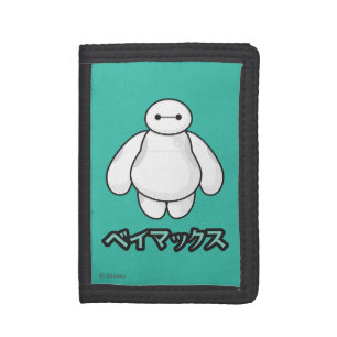 Baymax Green Graphic Tri-fold Wallet
