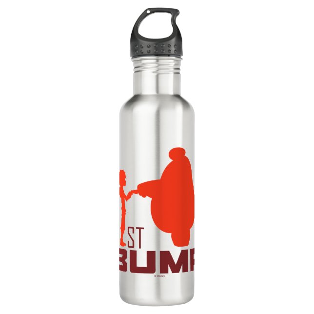 Baymax & Hiro | Fist Bump Stainless Steel Water Bottle (Front)