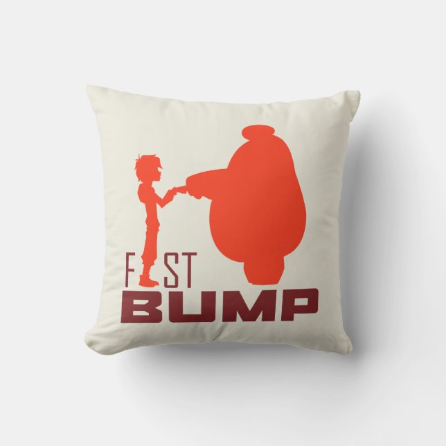 Baymax & Hiro | Fist Bump Throw Pillow (Front)