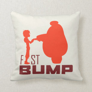 Baymax & Hiro Fist Bump Throw Pillow