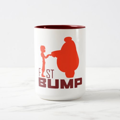Baymax  Hiro  Fist Bump Two_Tone Coffee Mug