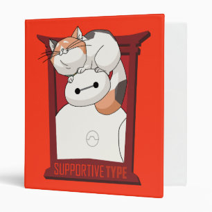 Baymax & Mochi   Supportive Type 3 Ring Binder