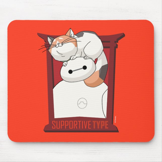 Baymax & Mochi | Supportive Type Mouse Pad (Front)