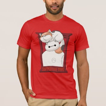 Baymax & Mochi | Supportive Type T-shirt by bighero6 at Zazzle