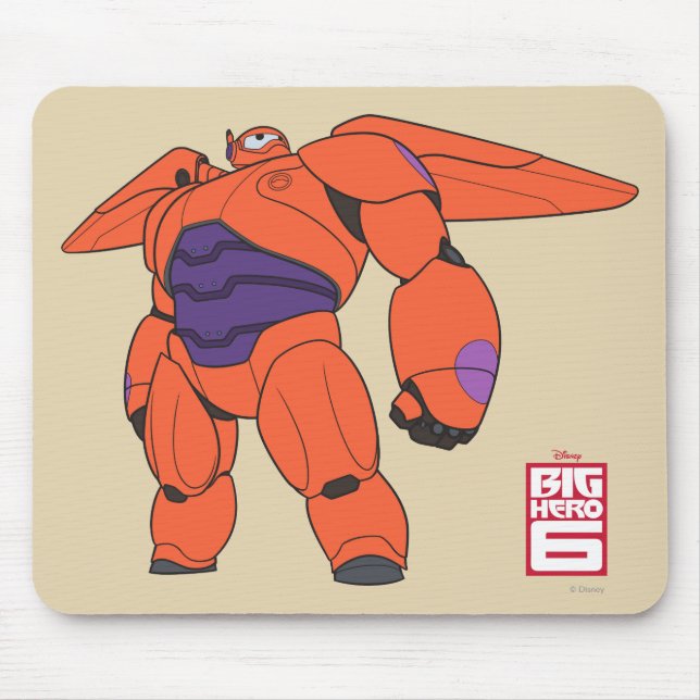 Baymax Orange Suit Mouse Pad (Front)
