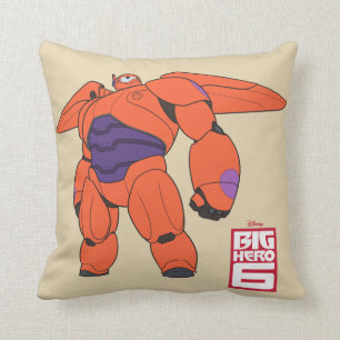 Baymax Orange Suit Throw Pillow