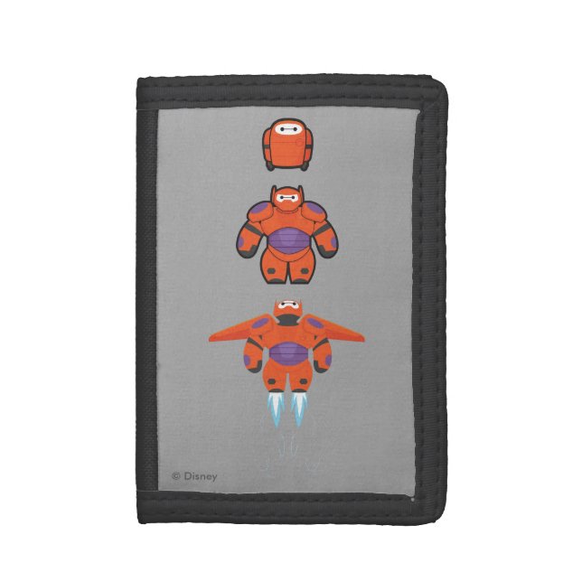 Baymax Orange Super Suit Tri-fold Wallet (Front Vertical)