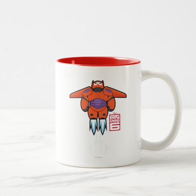 Baymax Orange Super Suit Two-Tone Coffee Mug (Right)