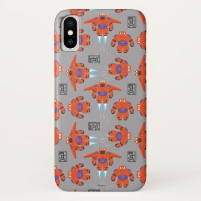 Baymax Orange Supersuit Pattern iPhone X Case