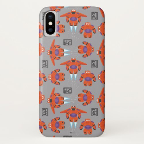 Baymax Orange Supersuit Pattern iPhone X Case