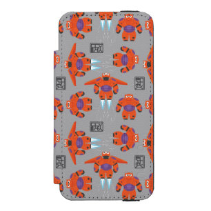 Baymax Orange Supersuit Pattern Wallet Case For iPhone SE/5/5s