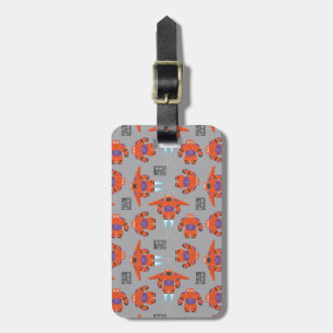 Baymax Orange Supersuit Pattern Luggage Tag