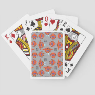 Baymax Orange Supersuit Pattern Poker Cards