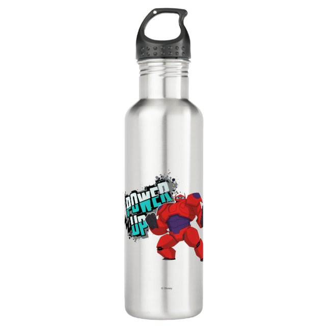 Baymax | Power Up Stainless Steel Water Bottle (Front)