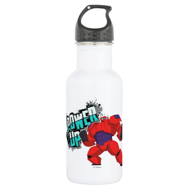Baymax | Power Up Stainless Steel Water Bottle (Front)
