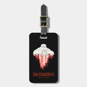 Baymax   San Fransokyo - Big Hero 6 Luggage Tag