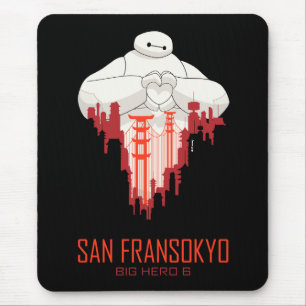 Baymax San Fransokyo - Big Hero 6 Mouse Pad