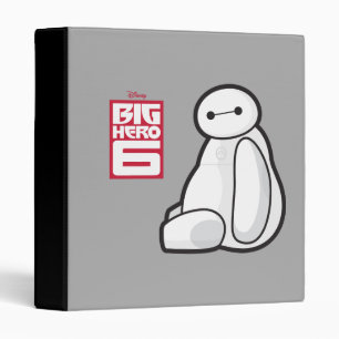 Baymax Sideways Sitting 3 Ring Binder