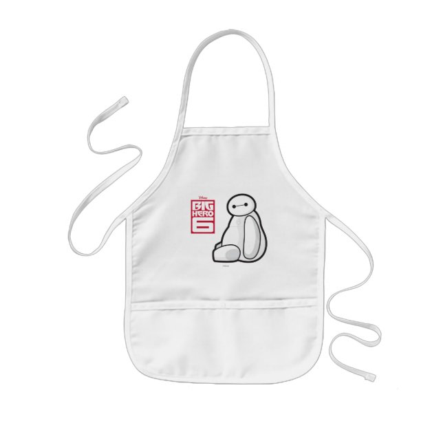 Baymax Sideways Sitting Kids' Apron (Front)