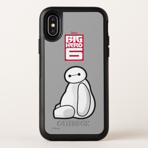 Baymax Sideways Sitting OtterBox Symmetry iPhone X Case