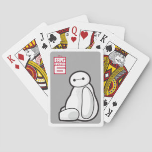 Baymax Sideways Sitting Poker Cards