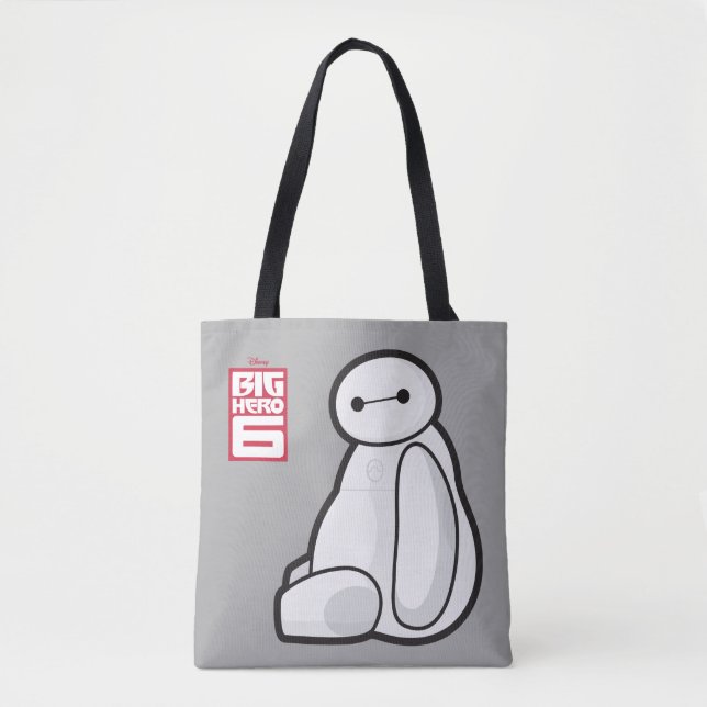 Baymax Sideways Sitting Tote Bag (Front)