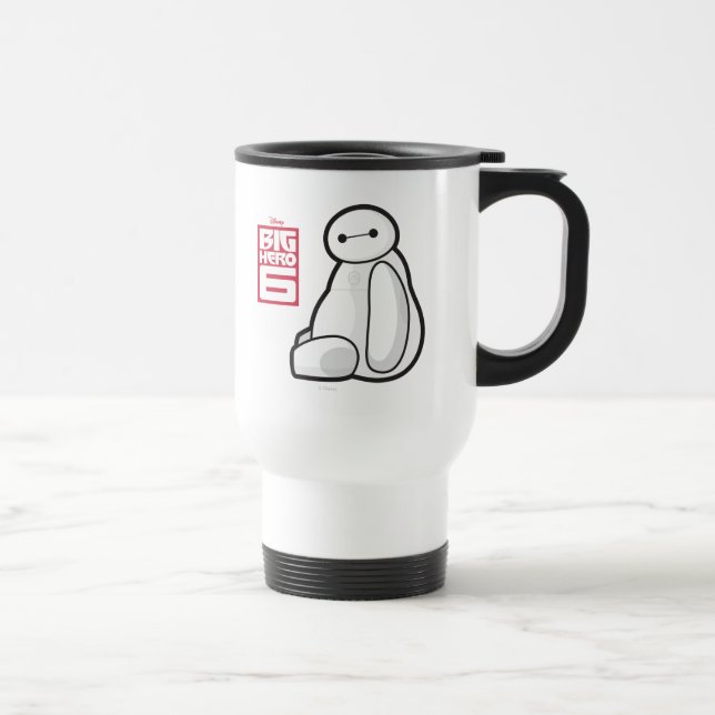 Baymax Sideways Sitting Travel Mug (Right)