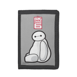 Baymax Sideways Sitting Tri-fold Wallet