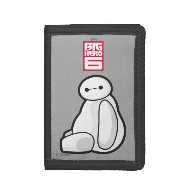 Baymax Sideways Sitting Tri-fold Wallet (Front Vertical)