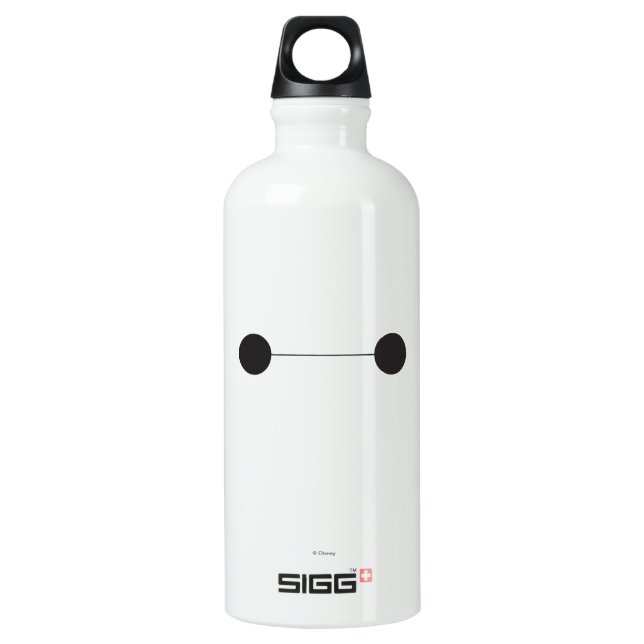 Baymax Silhouette Aluminum Water Bottle (Front)