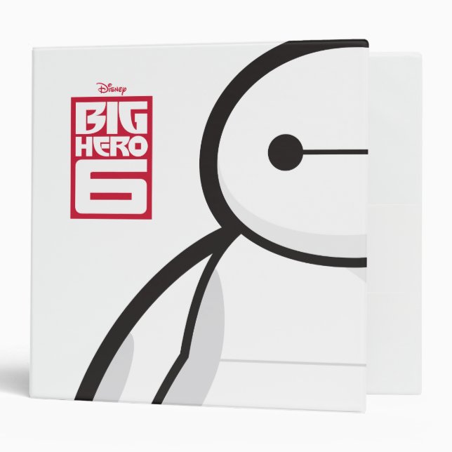 Baymax Standing 3 Ring Binder (Front/Inside)