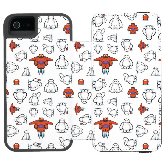 Baymax Suit Pattern Incipio iPhone Wallet Case (Folio Open)