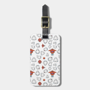 Baymax Suit Pattern Luggage Tag