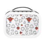 Baymax Suit Pattern Lunch Box