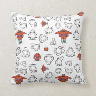 Baymax Suit Pattern Throw Pillow