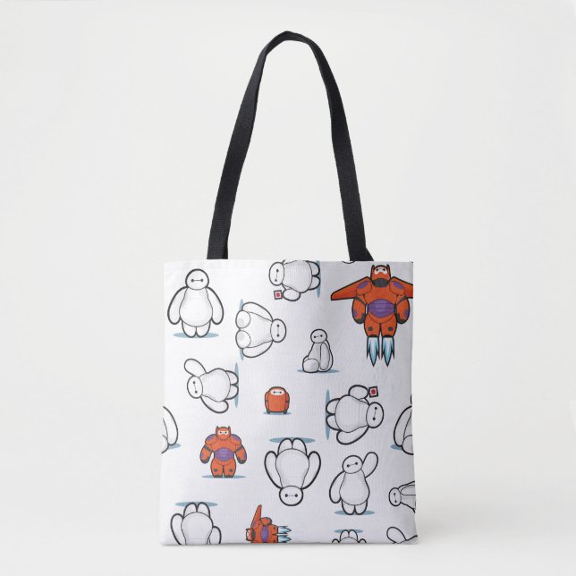 Baymax Suit Pattern Tote Bag (Front)