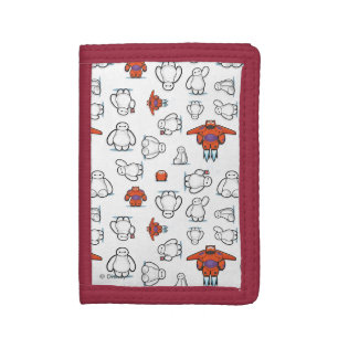 Baymax Suit Pattern Tri-fold Wallet