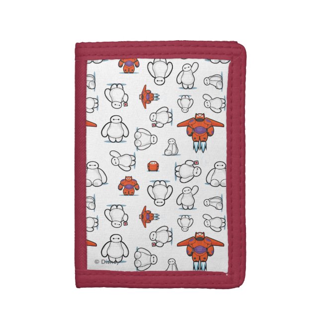Baymax Suit Pattern Tri-fold Wallet (Front Vertical)