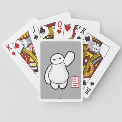 Baymax Waving Playing Cards