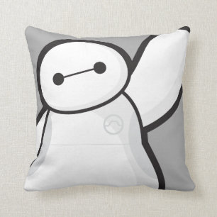 Baymax Waving Throw Pillow