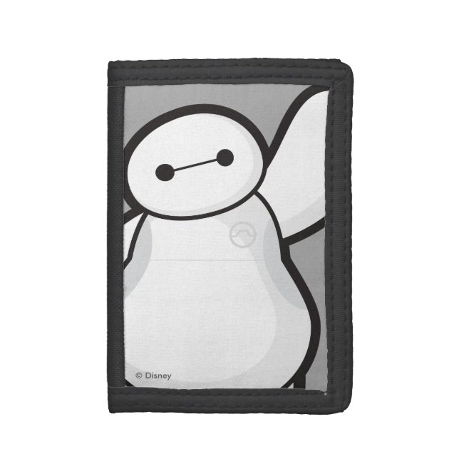 Baymax Waving Tri-fold Wallet (Front Vertical)