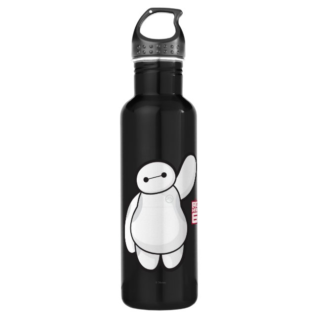 Baymax Waving Water Bottle (Front)