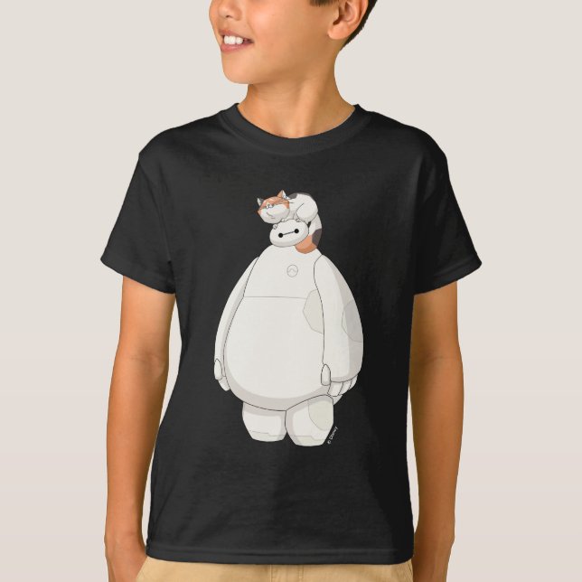 Baymax with Mochi on his Head T-Shirt (Front)