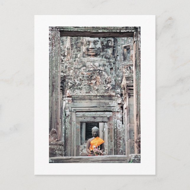 Bayon Temple, Angkor Thom, Cambodia Postcard (Front)