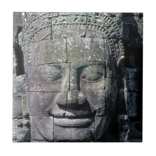 Bayon Temple in Angkor Wat _ Cambodia Ceramic Tile