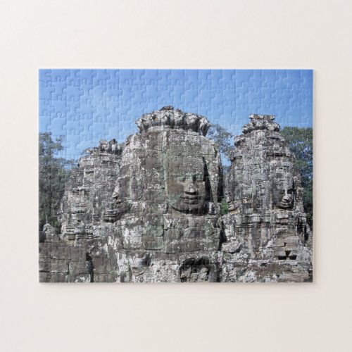 Bayon Temple in Angkor Wat _ Cambodia Jigsaw Puzzle