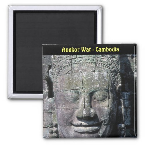 Bayon Temple in Angkor Wat _ Cambodia Magnet