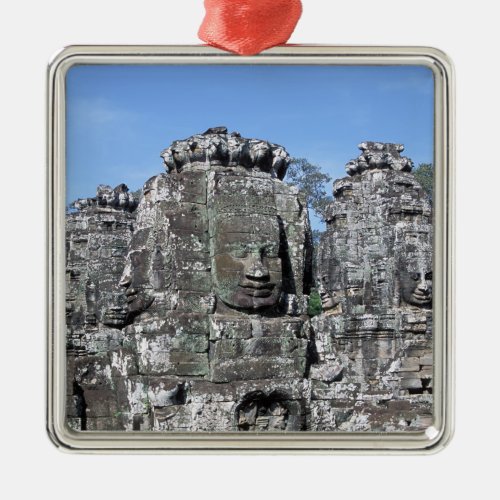 Bayon Temple in Angkor Wat _ Cambodia Metal Ornament